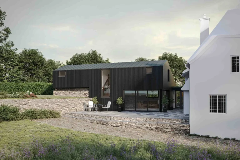 Contemporary Extension to Grade II Listed Cottage, Dacombe